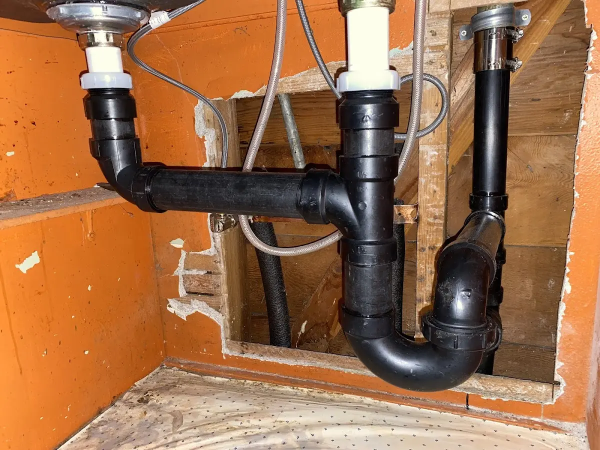 Professional Repiping Services equipment and tools on the job in Naugatuck